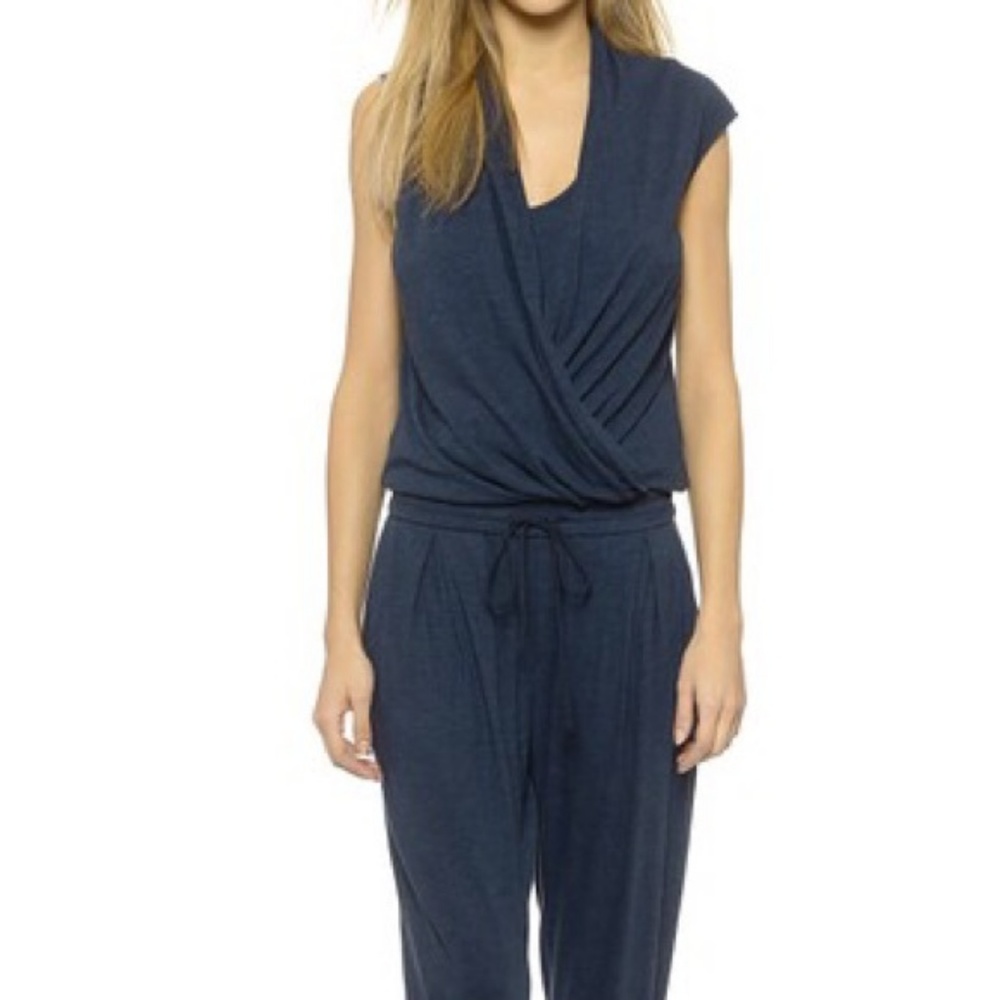 Helmet Lang jersey wrap jumpsuit
